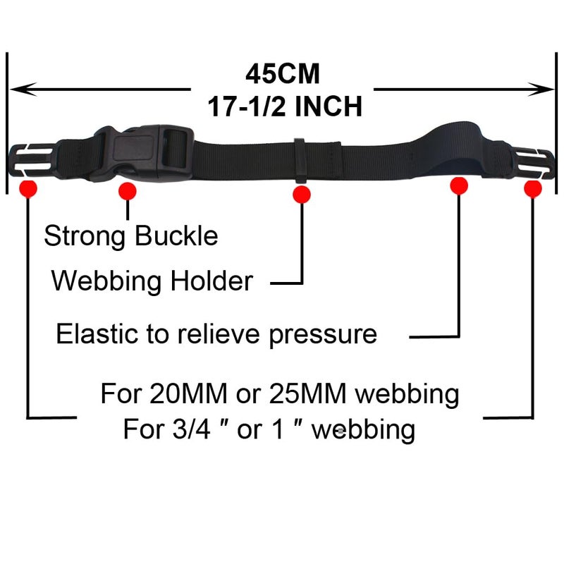 YYST حزام صدر حقيبة الظهر YYST مع حزام 20MM أو 25MM - Image 3